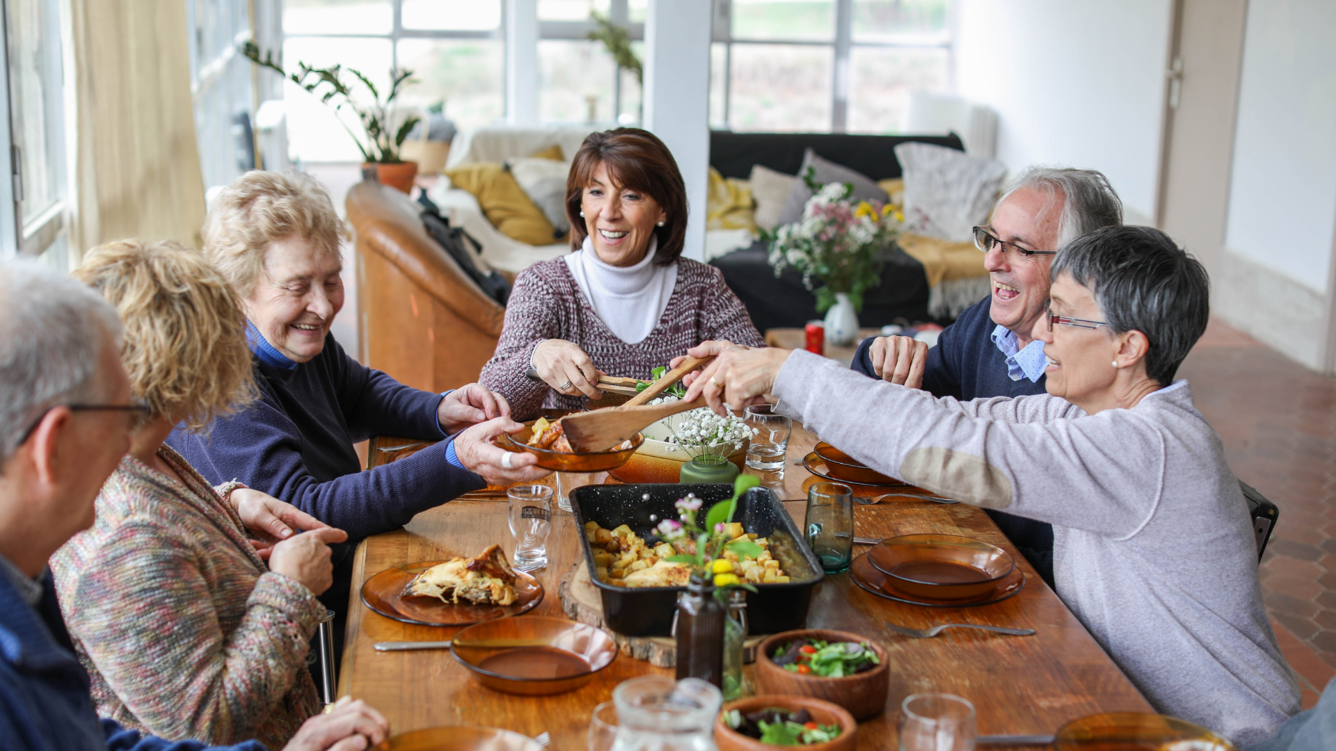 Older adults together in a community setting